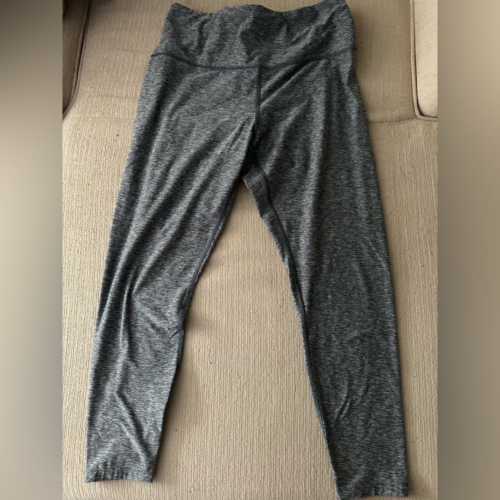 New Balance Heathered Gray Leggings Size Large